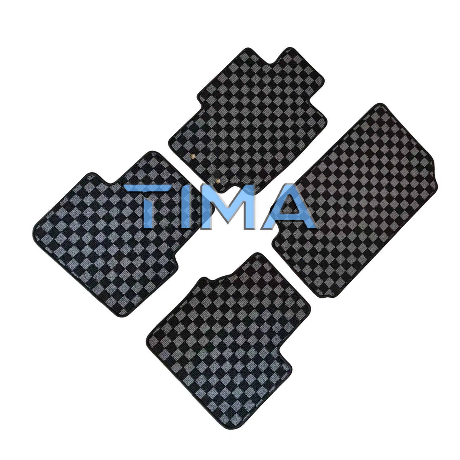 Car Accessories Jdm - JDM 체커보드 디자인 자동차 바닥 매트