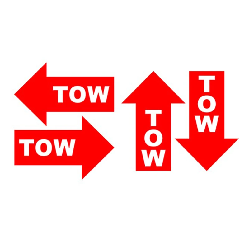 Car Accessories Jdm - 재미있는 자동차 스티커 TOW 후크 화살표