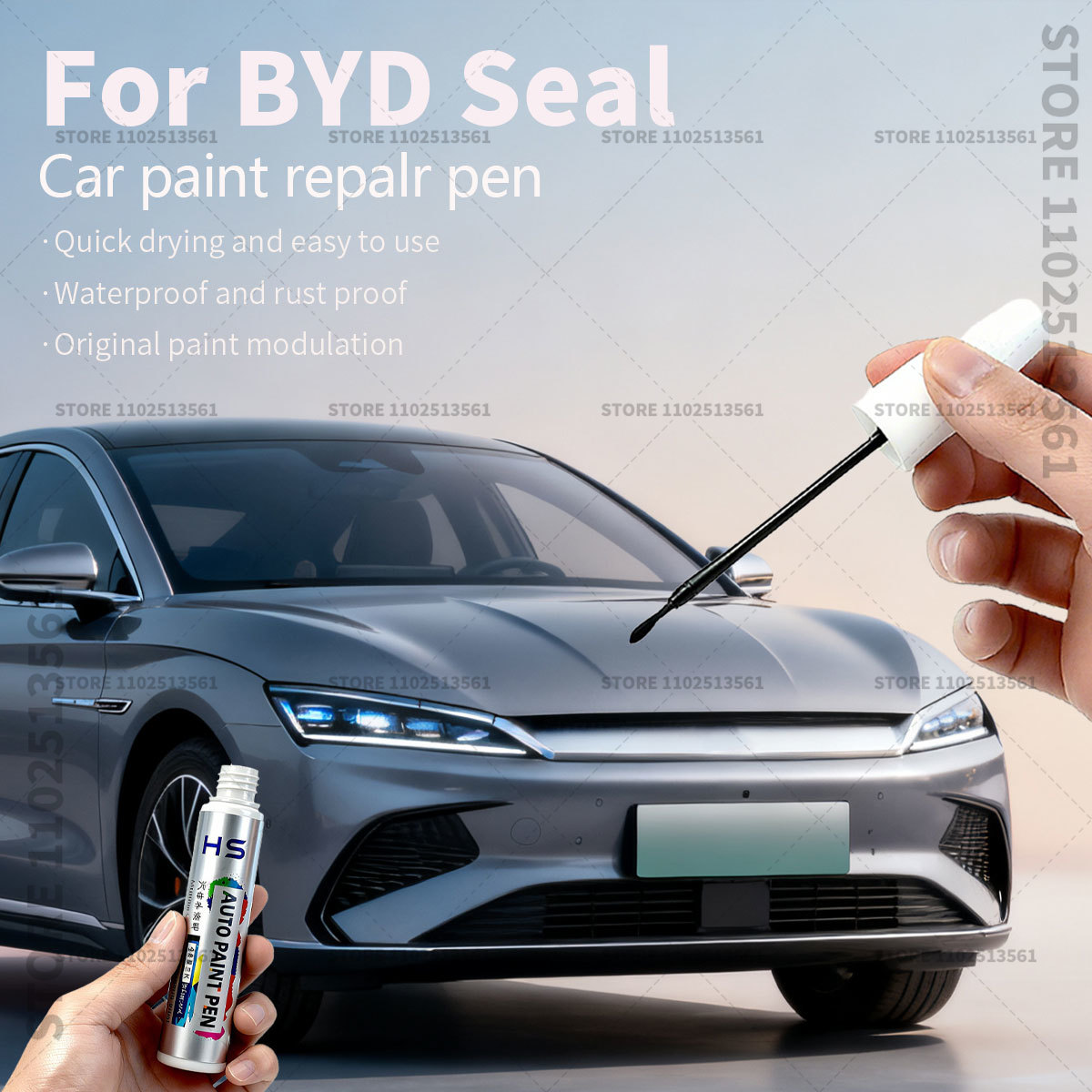 Car Scratch Remover Pen - BYD 씰 터치업 스크래치 제거용 자동차