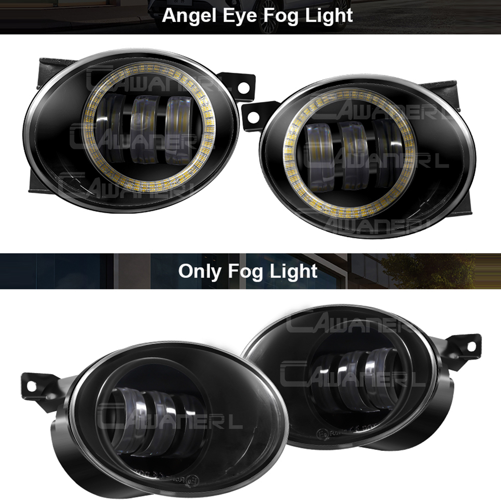 차량용 9006 캔버스 LED 안개등, 엔젤 아이 일광 - Car Accessories Xcent 리뷰 및 가격