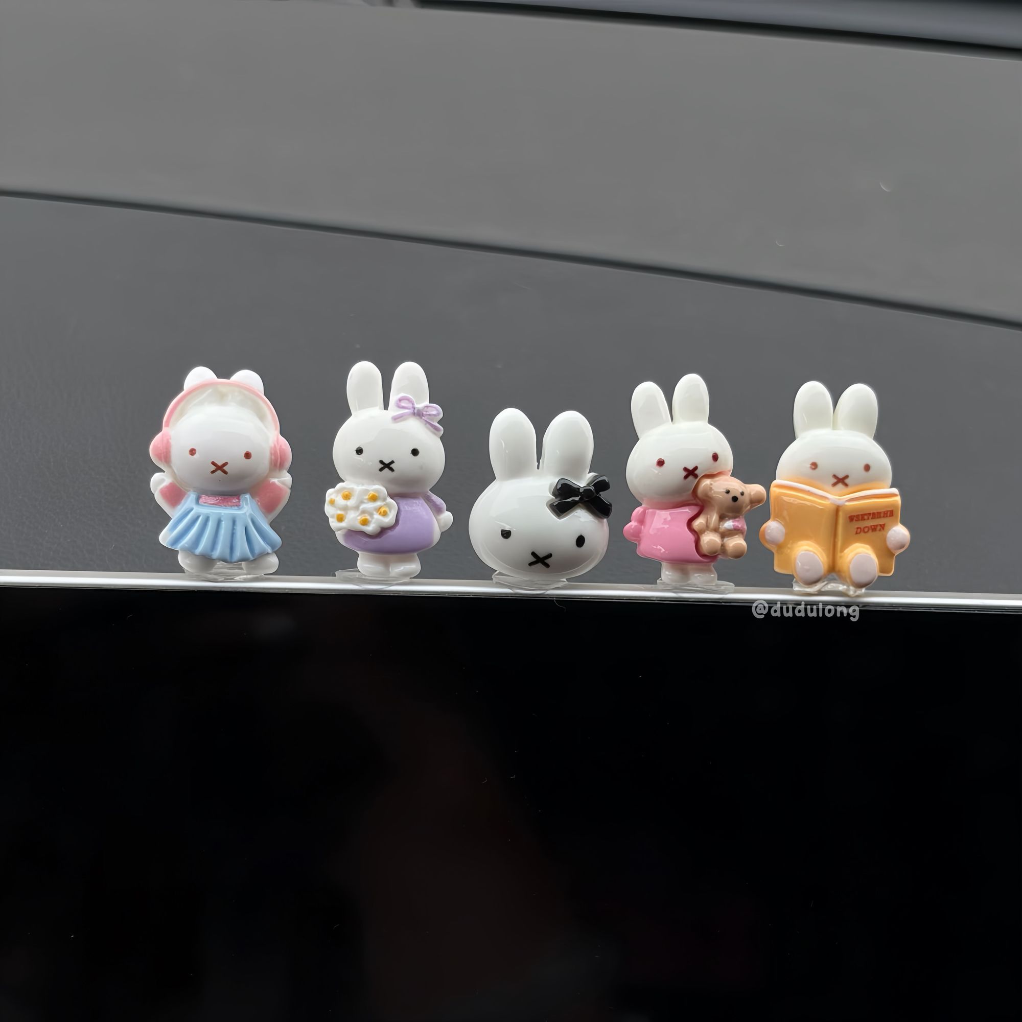 한국 스타일 꽃다발 미피 토끼 자동차 장식 스티커 귀여 - Car Accessories Decoration 리뷰 및 가격