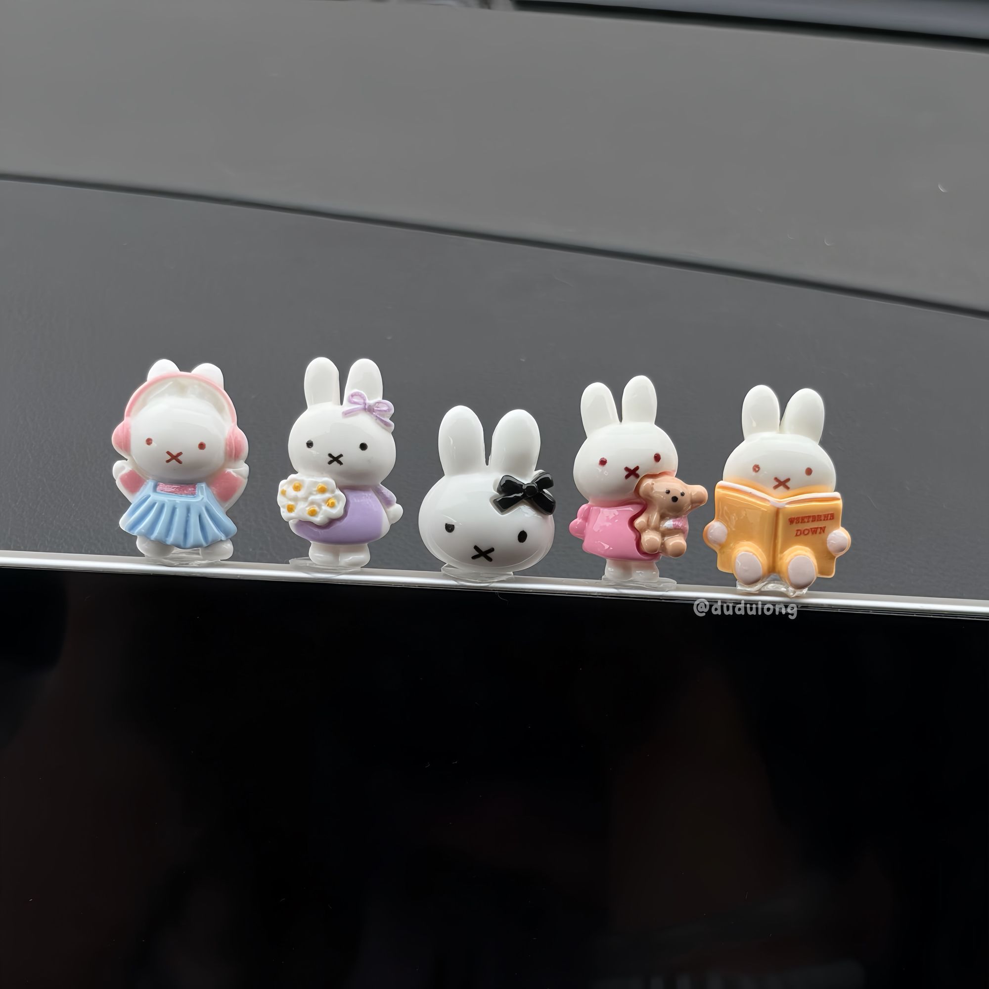 한국 스타일 꽃다발 미피 토끼 자동차 장식 스티커 귀여 - Car Accessories Decoration 리뷰 및 가격