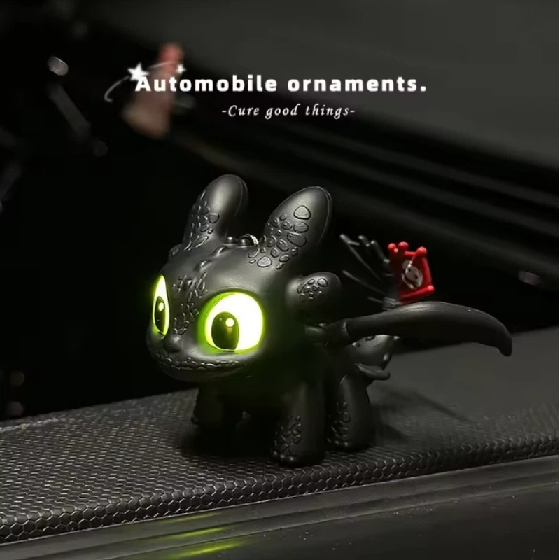 진짜 귀여운 발광 이빨 없는 자동차 인테리어 장식품,  - Car Accessories Essentials 리뷰 및 가격