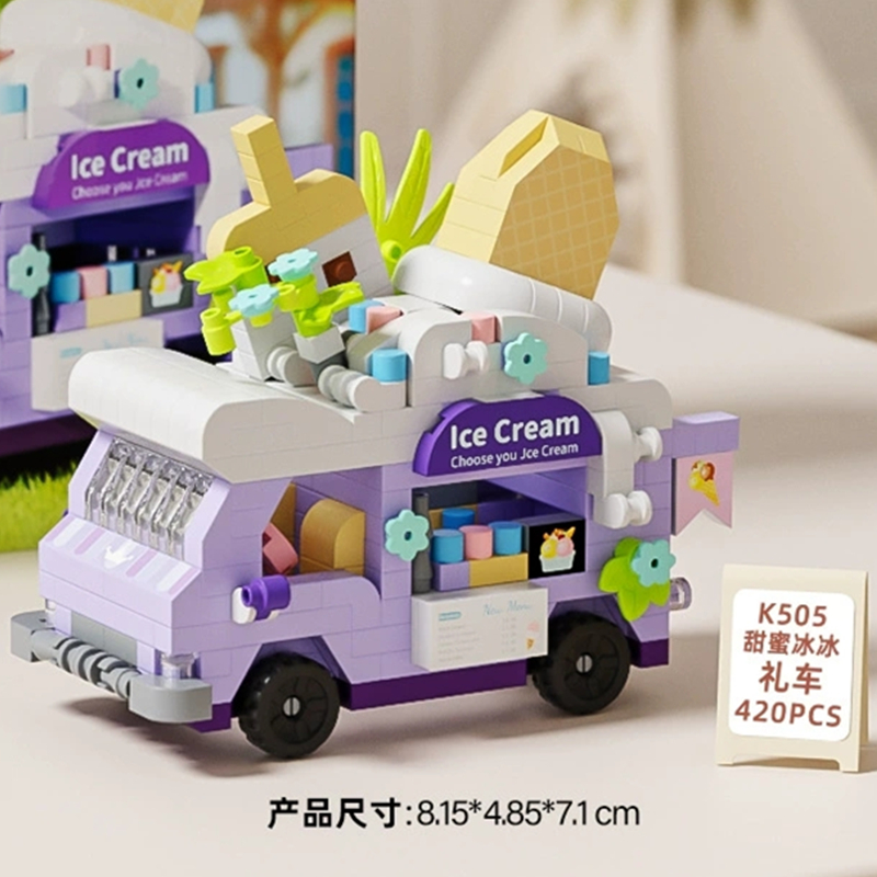 새로운 DIY 커피카 버거 푸드트럭 아이스크림 가게 꽃 - Car Accessories Gift Ideas 리뷰 및 가격