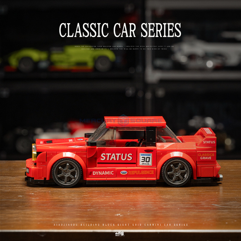 레드 E30 레이싱 차량 모델 빌딩 블록 MOC JD0 - Car Accessories Gift Ideas 리뷰 및 가격