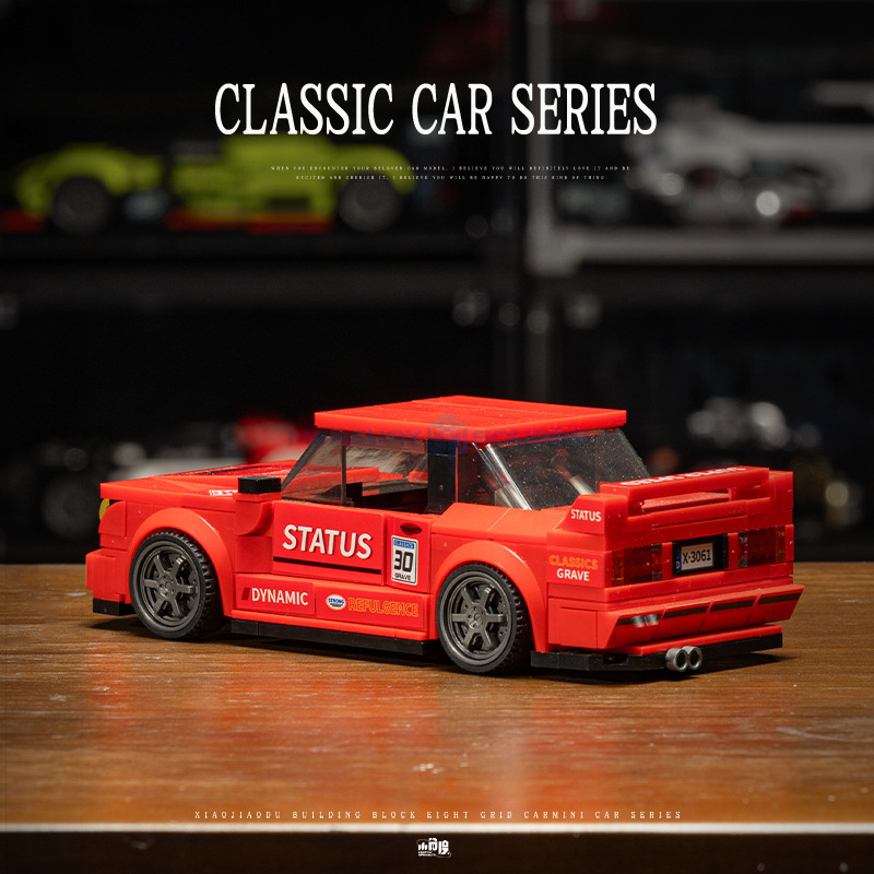레드 E30 레이싱 차량 모델 빌딩 블록 MOC JD0 - Car Accessories Gift Ideas 리뷰 및 가격