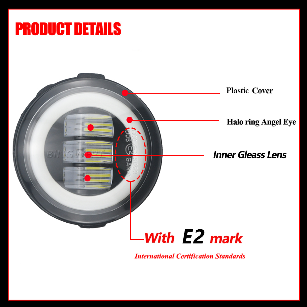 2 X 자동차 엔젤 아이 안개등 30W LED 안개 주 - Car Accessories Xcent 리뷰 및 가격