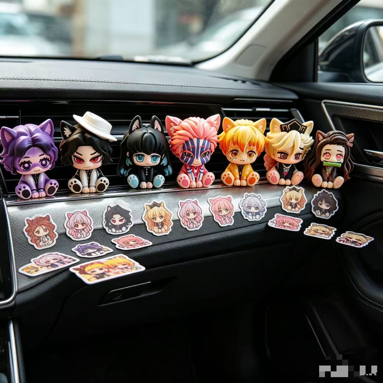 귀여운 치비 피규어 데몬 슬레이어 자동차 장식품, 미니 - Car Accessories Decoration 리뷰 및 가격