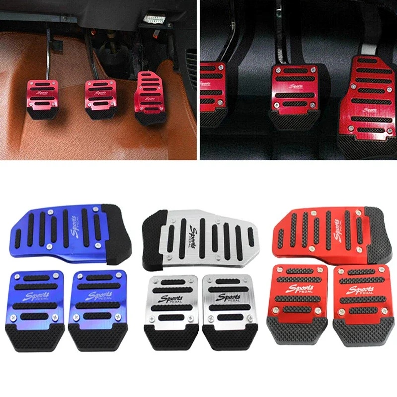 MT AT 자동차 페달 패드 미끄럼 방지 고무 알루미늄 - Car Accessories Essentials 리뷰 및 가격