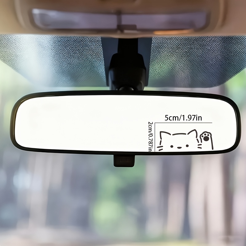2개입 만화 고양이 엿보는 모습 자동차 미러 스티커 스 - Car Accessories Nz 리뷰 및 가격