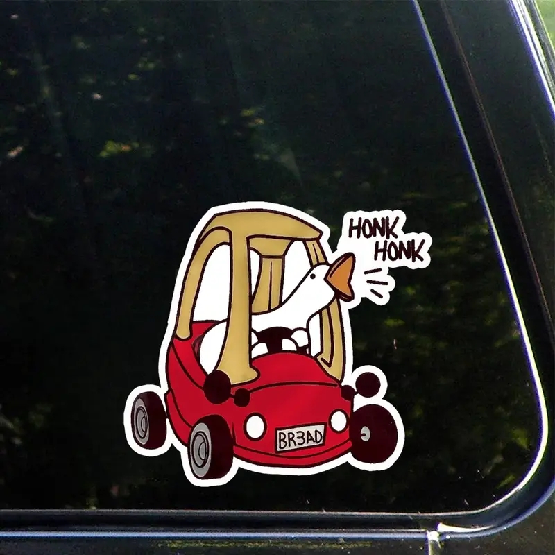재미있는 Honk 거위 비닐 스티커, 다목적 장식, 내 - Car Accessories Gift Ideas 리뷰 및 가격