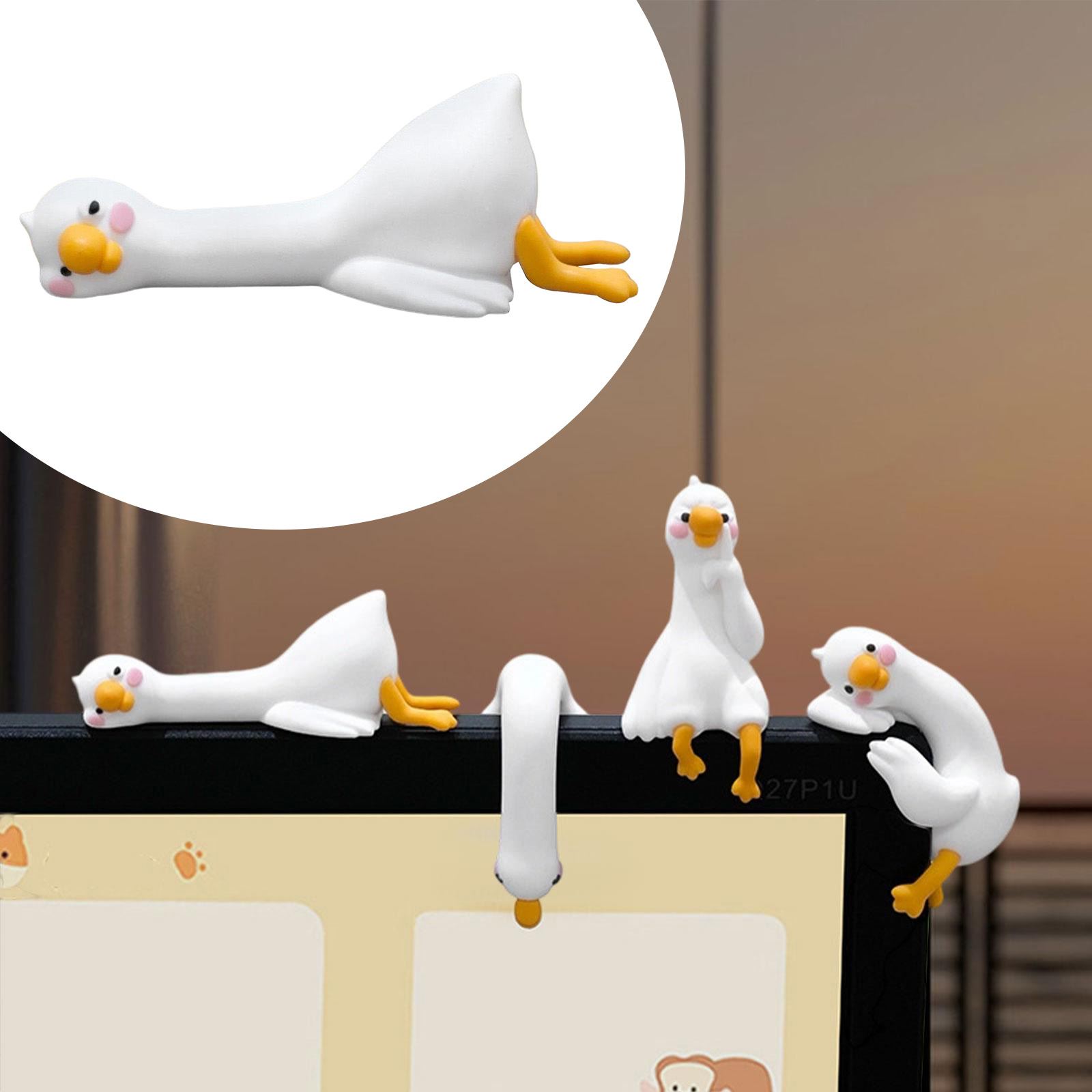 귀여운 3D 오리 피규어 미니 레진 오리 장식품 자동차 - Car Accessories Gift Ideas 리뷰 및 가격
