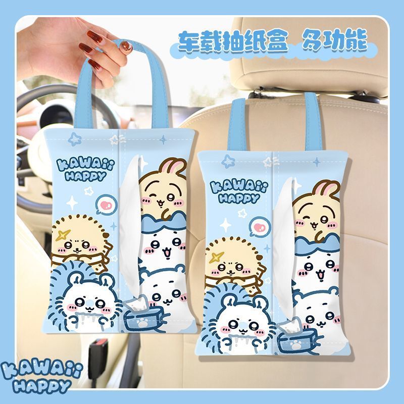 귀여운 자동차 티슈 케이스 카와이 치이카와 걸이형 귀여 - Car Accessories Girl 리뷰 및 가격