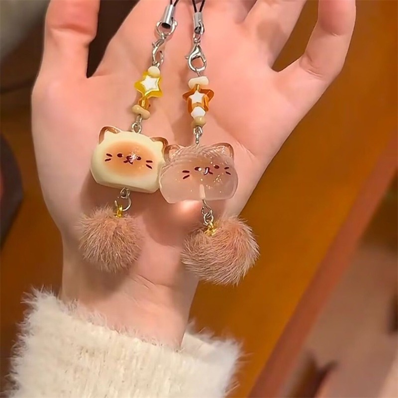 5Pcs 만화 낙서 고양이 열쇠 고리 코스프레 크리 에 - Car Accessories Xmas Gifts 리뷰 및 가격