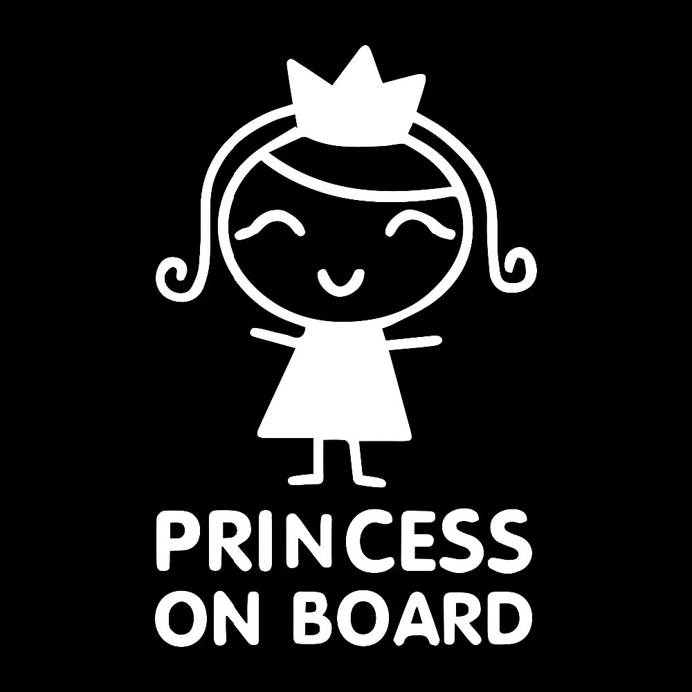 자동차 스티커 인격 공주 보드에 아기 소녀 스타일링 스 - Car Accessories Girl 리뷰 및 가격