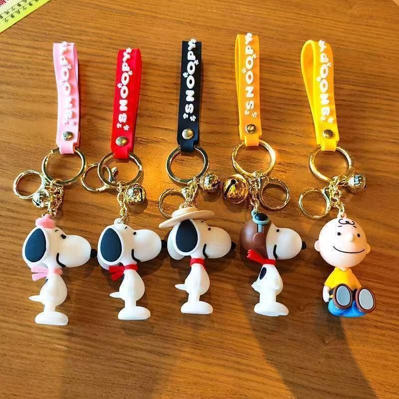 만화 스누피 키체인 소녀 귀여운 펜던트 자동차 키 작은 - Car Accessories Girl 리뷰 및 가격