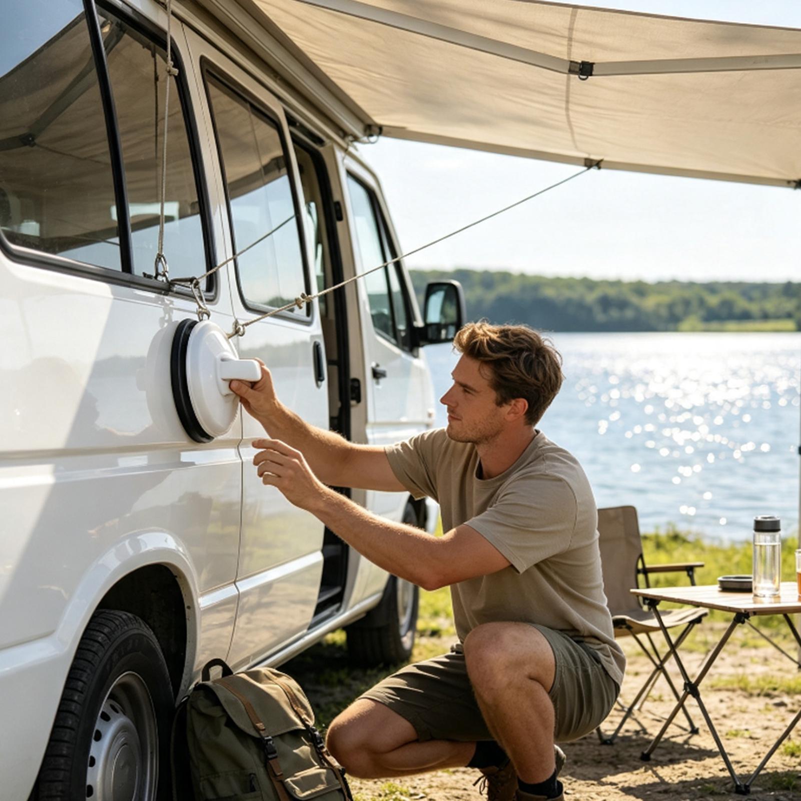 강력한 흡착판, 헤비듀티 진공, 드릴링 없이 사용하는  - Car Accessories For Camping 리뷰 및 가격