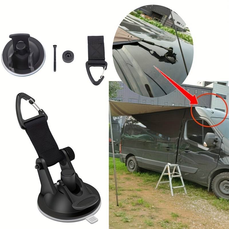 4개입 모터홈 차량 흡착컵 앵커 고정 훅 타이 다운 유 - Car Accessories For Camping 리뷰 및 가격