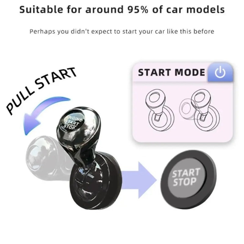 원터치 시동 버튼과 푸시-투-스타트 로커 레버 레트로  - Car Accessories Essentials 리뷰 및 가격