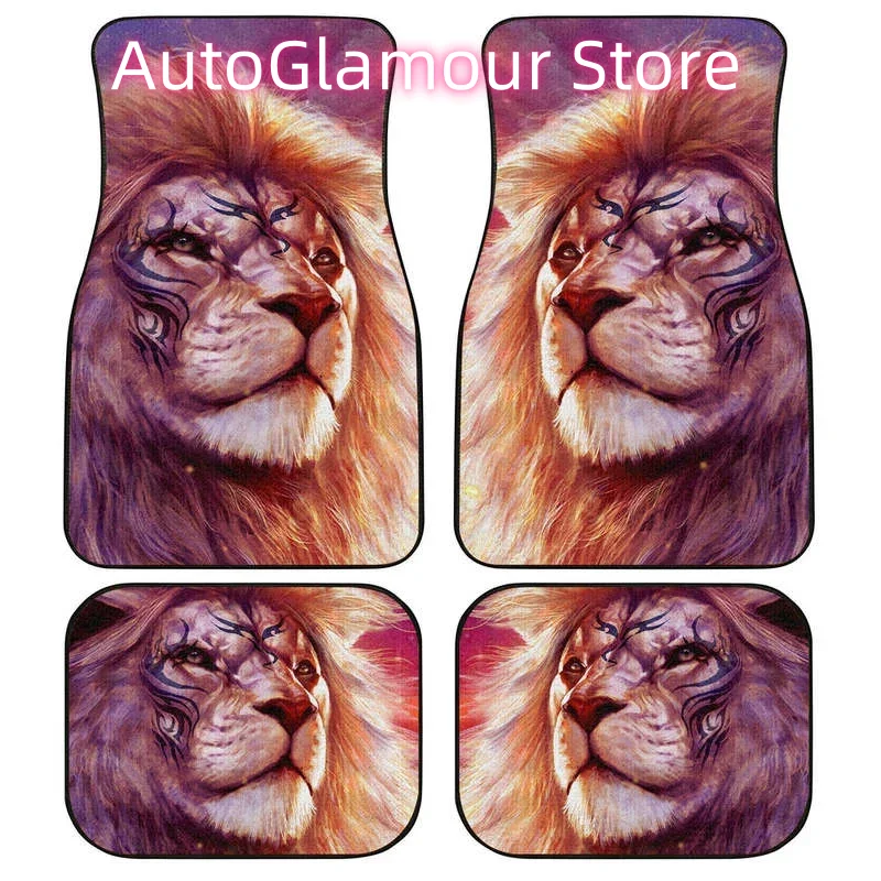 워리어 라이온 자동차 바닥 매트 맞춤형 라이온 자동차  - Car Accessories Gift Ideas 리뷰 및 가격